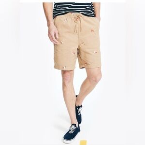 Nautica Printed Corduroy Shorts - Size L